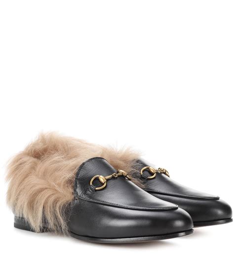 gucci fur loafers women's|gucci fur loafers men.